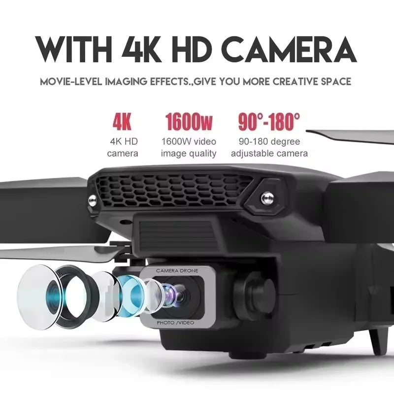 Dron con doble cámara 4K + Maletín Gratis