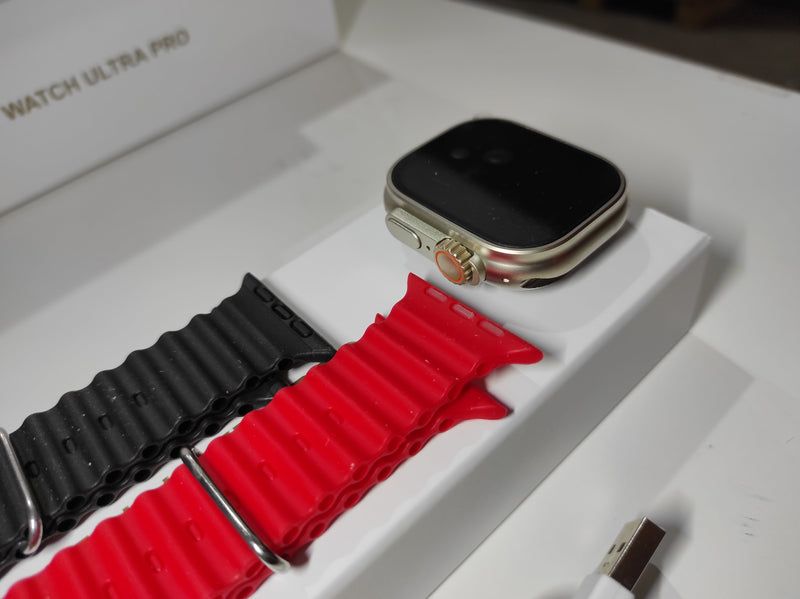 Smartwatch Ultra Pro con 2 correas ( rojo + negro ) - additional image 11